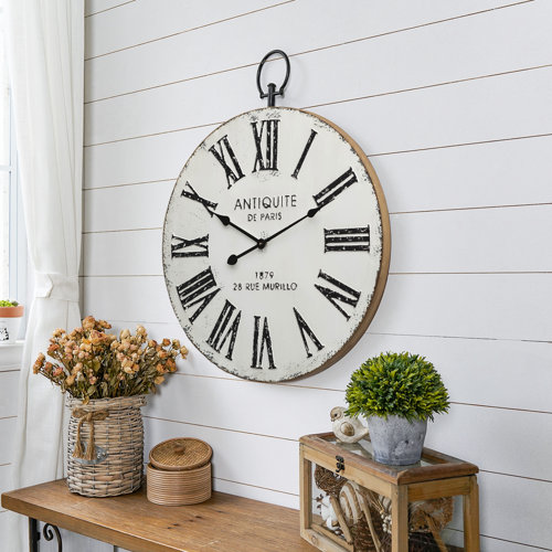 Country / Farmhouse Wall Clocks You'll Love Wayfair